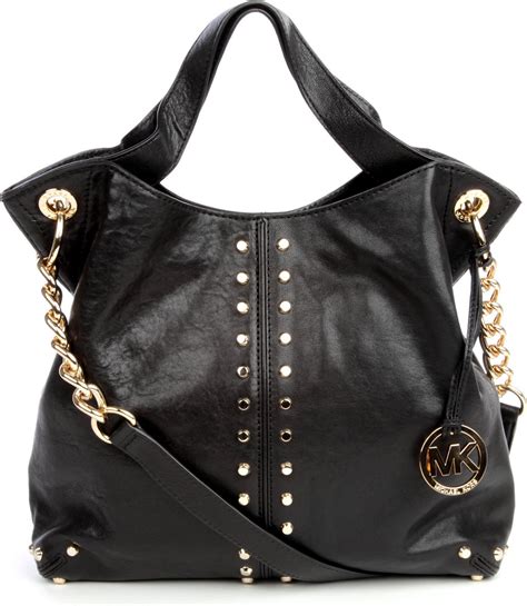 michael kors soho studded bag black|Michael Kors uptown astor bag.